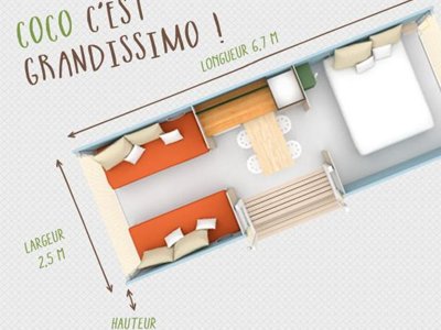 Cliquez pour découvrir toutes les photos de l'HÉBERGEMENT ! bungalow toilé - La Bastide photo 2