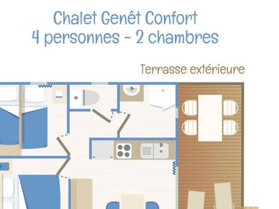 Cliquez pour découvrir toutes les photos de l'HÉBERGEMENT ! chalet - Le Bois Fleuri photo 4