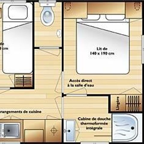 Cliquez pour découvrir toutes les photos de l'HÉBERGEMENT ! mobil-home - Parc De Palétès photo 5