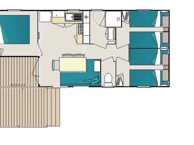 Cliquez pour découvrir toutes les photos de l'HÉBERGEMENT ! mobil-home - Au Soleil D'Oc photo 7