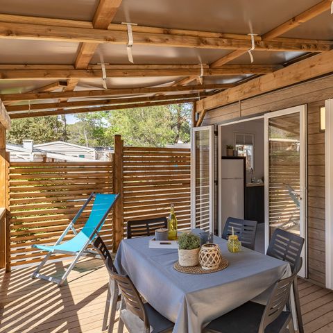 Cliquez pour découvrir toutes les photos de l'HÉBERGEMENT ! mobilhome - Yelloh Village La Plage Du Dramont photo 2