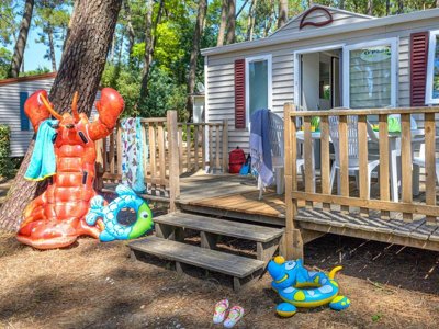 Cliquez pour découvrir toutes les photos de l'HÉBERGEMENT ! mobil-home - Flower Au Bois Des Biches photo 2