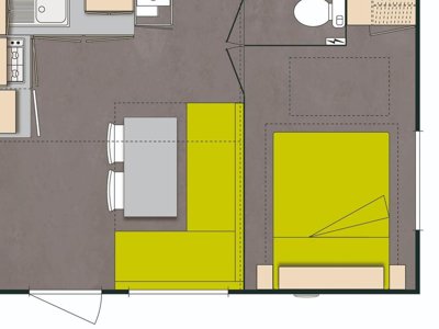 Cliquez pour découvrir toutes les photos de l'HÉBERGEMENT ! mobil-home - Flower Au Bois Des Biches photo 7
