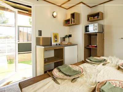 Cliquez pour découvrir toutes les photos de l'HÉBERGEMENT ! mobil-home - La Tamarissière photo 2