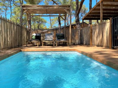 mobil-home - La Tamarissière photo 1