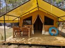 tente - camping La Tamarissière photo 4