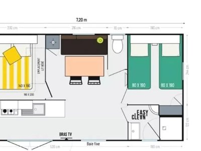 Cliquez pour découvrir toutes les photos de l'HÉBERGEMENT ! mobil-home - La Clape Village photo 6