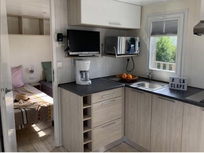Cliquez pour découvrir toutes les photos de l'HÉBERGEMENT ! mobil-home - La Clape Village photo 2