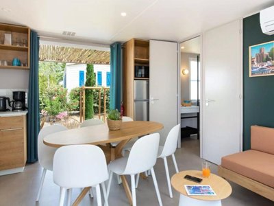 Cliquez pour découvrir toutes les photos de l'HÉBERGEMENT ! mobil-home - Les Jardins D'Agathe **** photo 8
