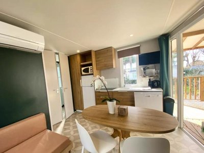 Cliquez pour découvrir toutes les photos de l'HÉBERGEMENT ! mobil-home - Les Jardins D'Agathe **** photo 2