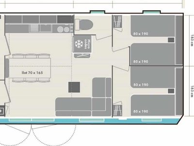 Cliquez pour découvrir toutes les photos de l'HÉBERGEMENT ! mobil-home - La Forêt photo 5