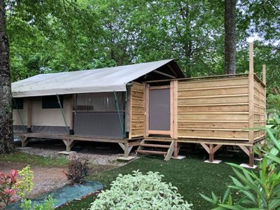 tente en toile et bois - La Forêt photo 8