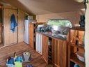 tente en toile et bois - camping La Forêt photo 7