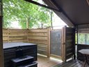 tente en toile et bois - camping La Forêt photo 9