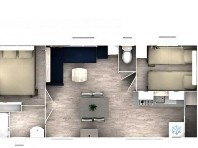 Cliquez pour découvrir toutes les photos de l'HÉBERGEMENT ! mobil-home - Le Pearl - Paradis photo 2