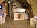 tente en toile et bois - camping Le Pearl - Paradis photo 2