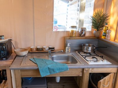 tente en toile et bois - Club Le Littoral 5* - MS VACANCES photo 4