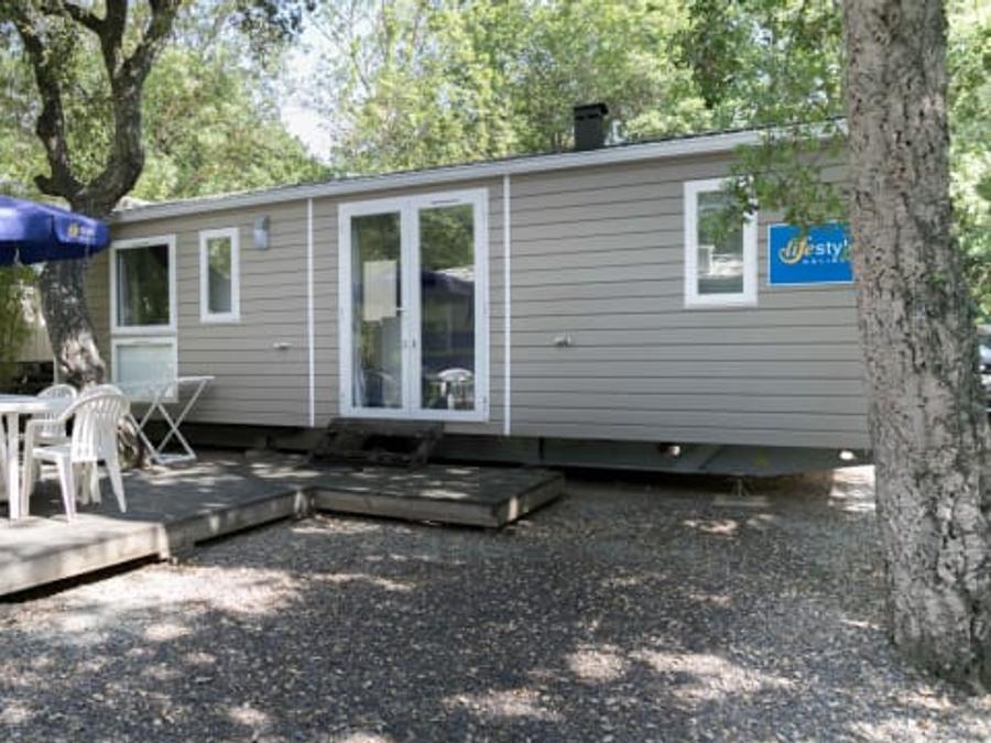 Cliquez pour découvrir toutes les photos de l'HÉBERGEMENT ! mobil-home - établissement Le Bois De Valmarie photo 2