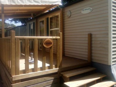 Cliquez pour découvrir toutes les photos de l'HÉBERGEMENT ! mobil-home - Les Chambons photo 5
