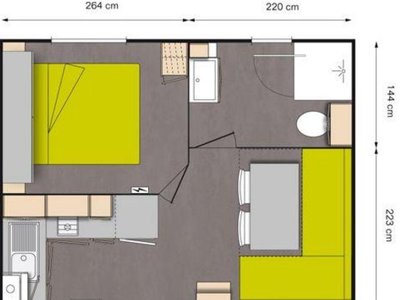 Cliquez pour découvrir toutes les photos de l'HÉBERGEMENT ! mobil-home - L'Arlésienne photo 2