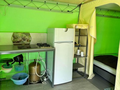 Cliquez pour découvrir toutes les photos de l'HÉBERGEMENT ! bungalow toilé - Les Eychecadous photo 12