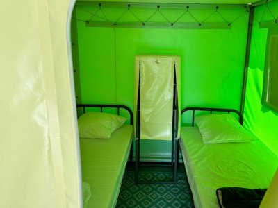 Cliquez pour découvrir toutes les photos de l'HÉBERGEMENT ! bungalow toilé - Les Eychecadous photo 8