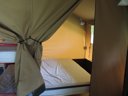 tente en toile et bois - camping Les Eychecadous photo 2