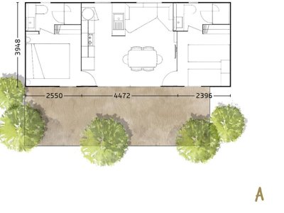 Cliquez pour découvrir toutes les photos de l'HÉBERGEMENT ! mobil-home - Campilo photo 8