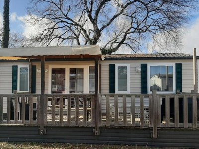 Cliquez pour découvrir toutes les photos de l'HÉBERGEMENT ! mobil-home - Le Braou photo 2