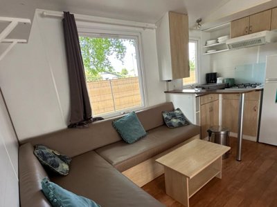 Cliquez pour découvrir toutes les photos de l'HÉBERGEMENT ! mobil-home - Le Braou photo 4