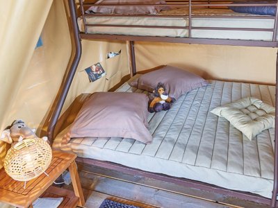 Cliquez pour découvrir toutes les photos de l'HÉBERGEMENT ! bungalow toilé - Le Braou photo 2