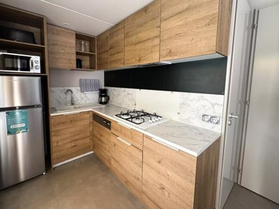 Cliquez pour découvrir toutes les photos de l'HÉBERGEMENT ! mobil-home - Le Braou photo 2