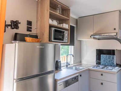 Cliquez pour découvrir toutes les photos de l'HÉBERGEMENT ! mobil-home - Le Braou photo 4