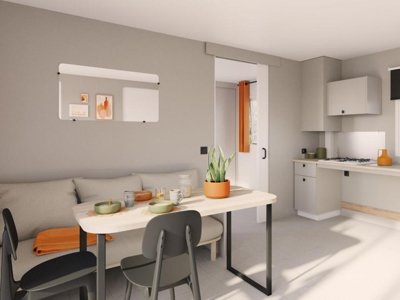 Cliquez pour découvrir toutes les photos de l'HÉBERGEMENT ! mobil-home - Le Braou photo 2