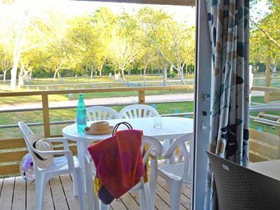 Cliquez pour découvrir toutes les photos de l'HÉBERGEMENT ! mobil-home - Landes Bleues photo 2