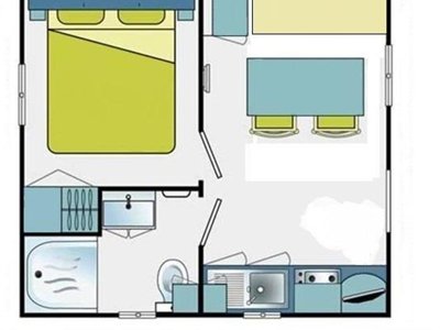 Cliquez pour découvrir toutes les photos de l'HÉBERGEMENT ! mobil-home - Flower Beauchêne photo 4
