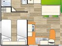 Cliquez pour découvrir toutes les photos de l'HÉBERGEMENT ! mobil-home - camping Flower Beauchêne photo 6