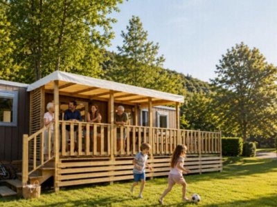 Cliquez pour découvrir toutes les photos de l'HÉBERGEMENT ! mobil-home - Le Malazéou (Wellness Sport Camping) photo 9