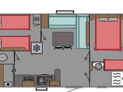 mobil-home - Le Moulin Du Pont D'Alies photo 5