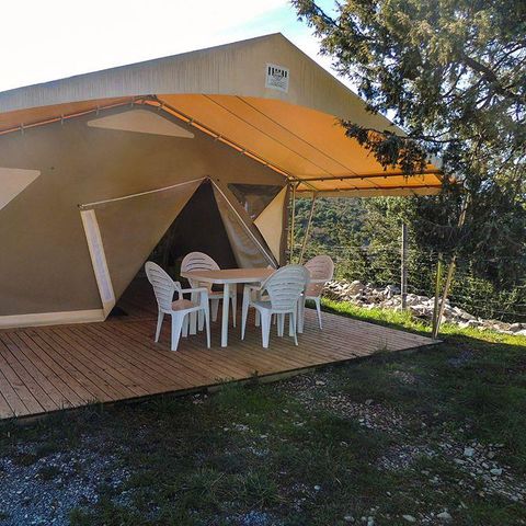Cliquez pour découvrir toutes les photos de l'HÉBERGEMENT ! tente - Beaume Giraud photo 2