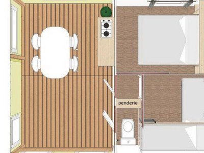Cliquez pour découvrir toutes les photos de l'HÉBERGEMENT ! bungalow toilé - Le Clos De Balleroy photo 6