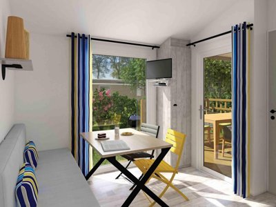 Cliquez pour découvrir toutes les photos de l'HÉBERGEMENT ! mobil-home - Le Clos De Balleroy photo 2