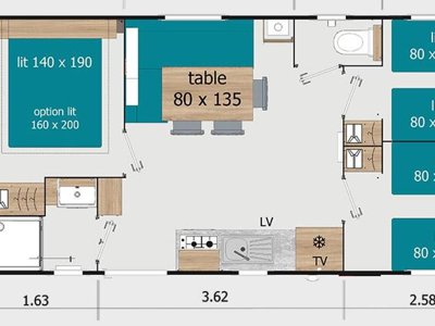 Cliquez pour découvrir toutes les photos de l'HÉBERGEMENT ! mobil-home - Le Clos De Balleroy photo 7