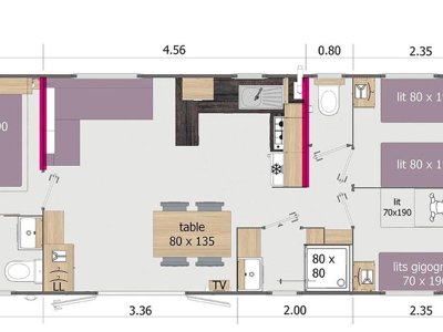 Cliquez pour découvrir toutes les photos de l'HÉBERGEMENT ! mobil-home - Le Clos De Balleroy photo 9
