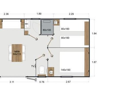 Cliquez pour découvrir toutes les photos de l'HÉBERGEMENT ! mobil-home - Le Clos De Balleroy photo 6