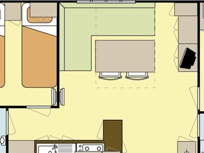 Cliquez pour découvrir toutes les photos de l'HÉBERGEMENT ! mobil-home - La Gerfleur photo 3
