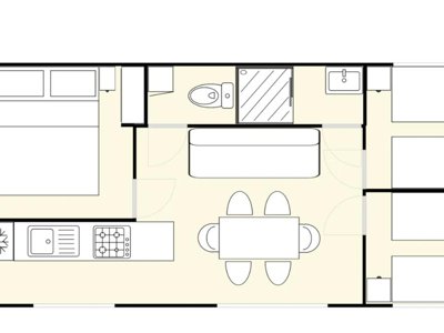 Cliquez pour découvrir toutes les photos de l'HÉBERGEMENT ! mobil-home - Le Clos De Barbey photo 5