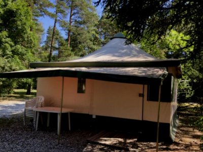 tente en toile et bois - Paradis - Les Relarguiers photo 3