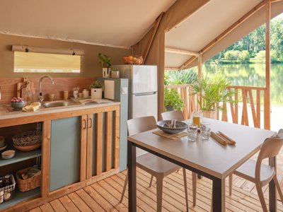 bungalow toilé - Les Deux Lacs photo 15
