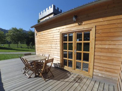 Cliquez pour découvrir toutes les photos de l'HÉBERGEMENT ! chalet - LES CHALETS DU LAC BELCAIRE photo 2